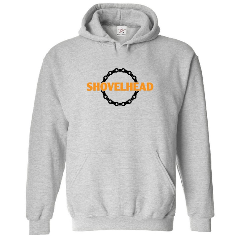 Shovelhead Unisex Classic Kids and Adults Pullover Hoodie for Bike Lovers